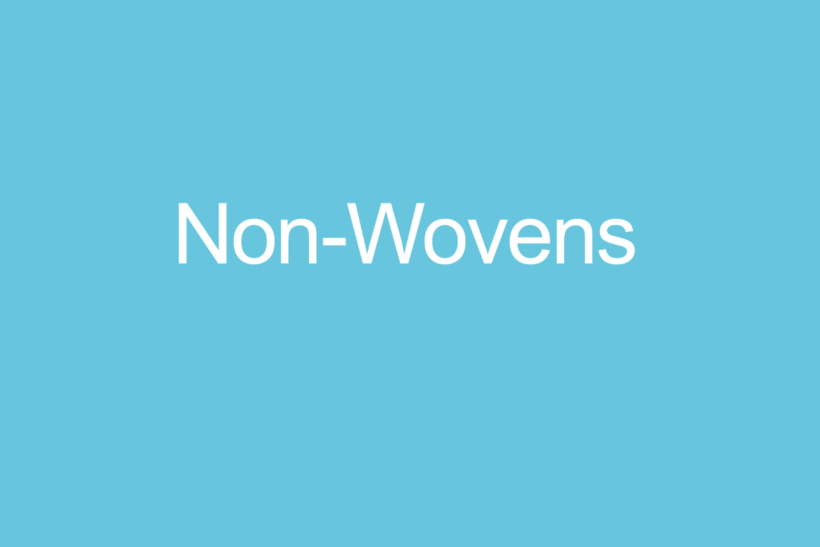 Often, nonwovens are combined with other materials. Our expertise is machines for converting non-woven materials for the areas: Absorbent Hygiene Products, Food & Beverage, Household Wipes, Medical, Packaging Wipes 
